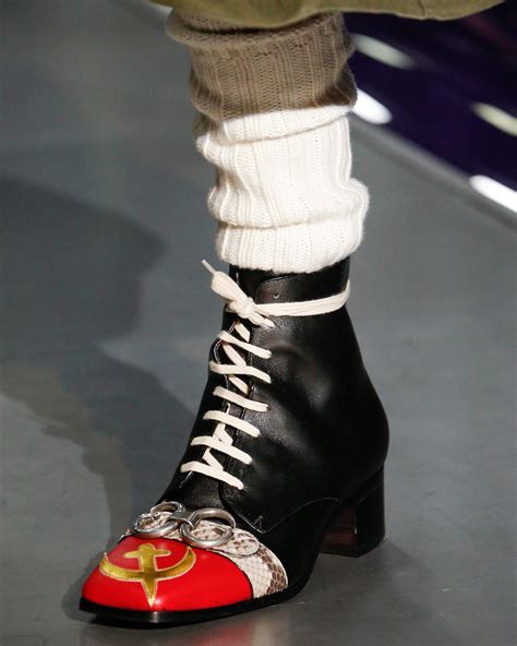 sickle and hammer gucci shoes